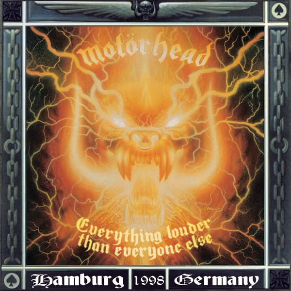 Everything Louder Than Everyone Else by Motörhead, album cover