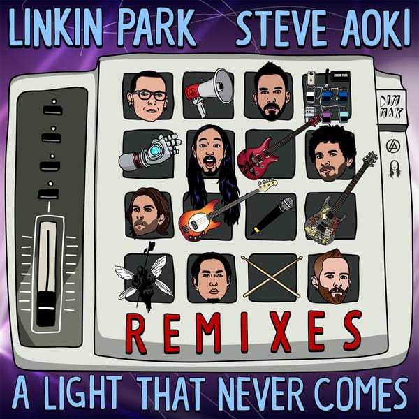 A Light That Never Comes (remixes) by Linkin Park, album cover