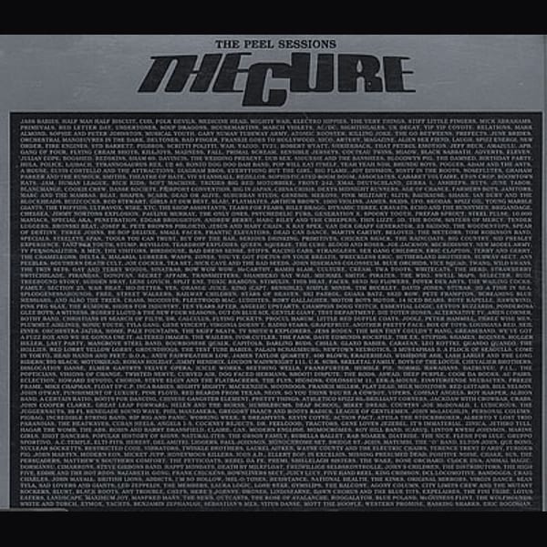 The Peel Sessions by The Cure, album cover