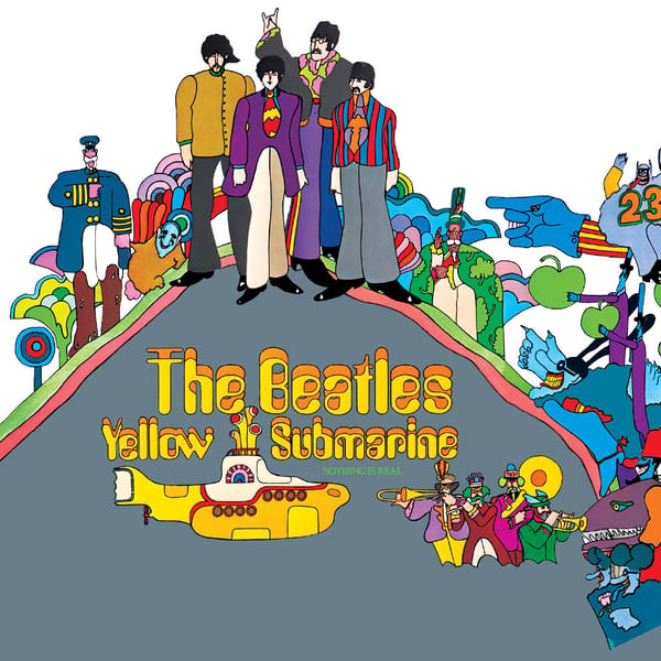 Yellow Submarine by The Beatles, album cover