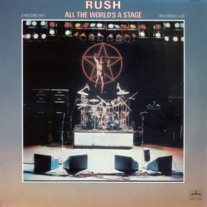 All the World’s a Stage by Rush, album cover