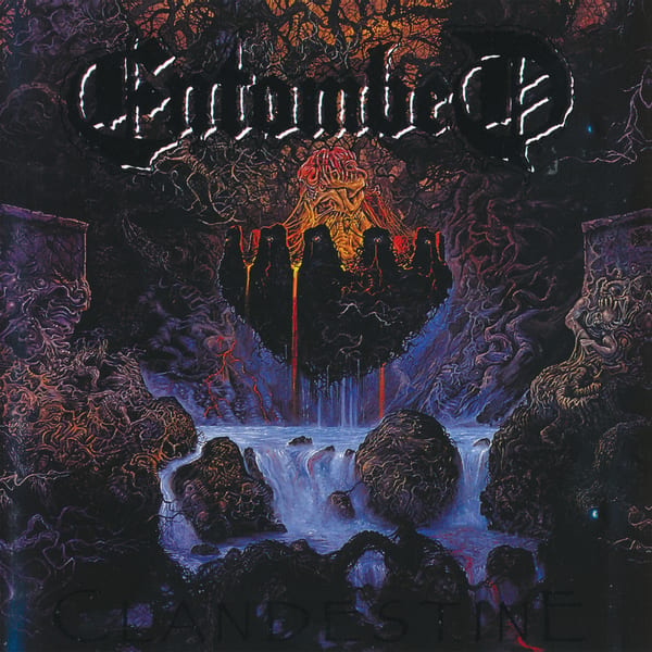 Clandestine by Entombed, album cover