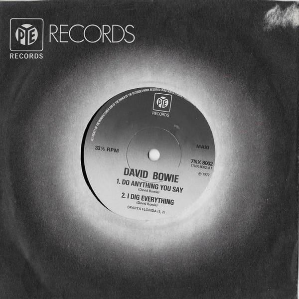 Do Anything You Say by David Bowie, album cover