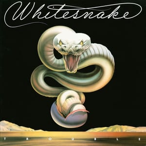 Trouble by Whitesnake, album cover