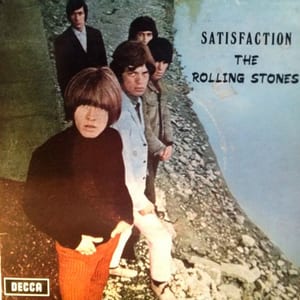 Satisfaction by The Rolling Stones, album cover