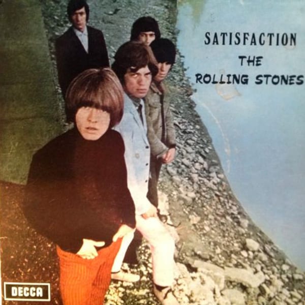 Satisfaction by The Rolling Stones, album cover