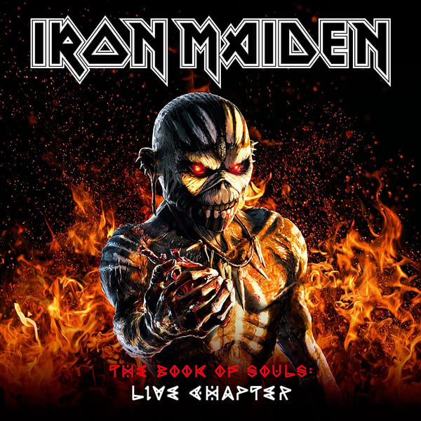 The Book of Souls: Live Chapter by Iron Maiden, album cover