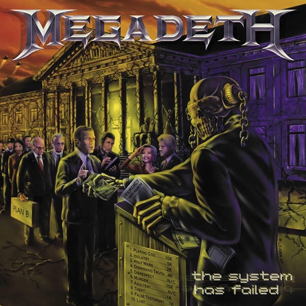The System Has Failed by Megadeth, album cover