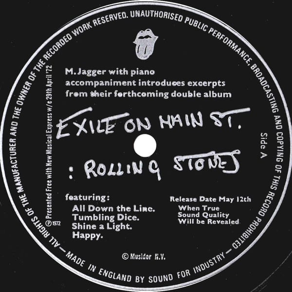The Rolling Stones / Curved Air / Fanny by The Rolling Stones, album cover