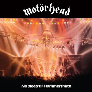 No Sleep ’Til Hammersmith by Motörhead, album cover