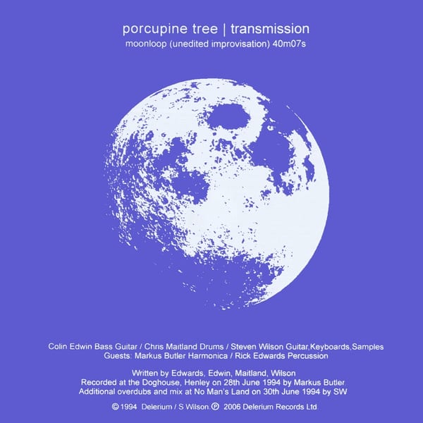 Transmission - Moonloop EP by Porcupine Tree, album cover