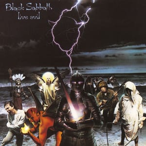 Live Evil by Black Sabbath, album cover