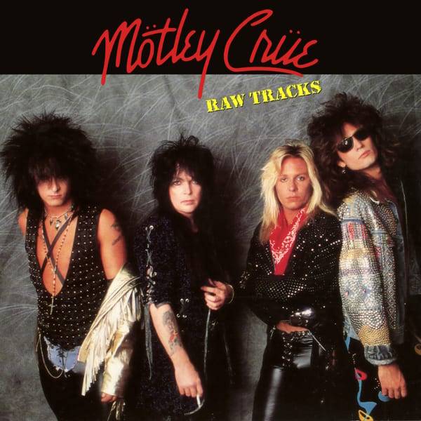 Raw Tracks by Mötley Crüe, album cover