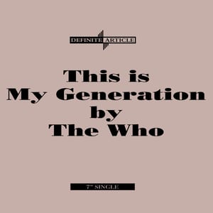 This Is My Generation by The Who, album cover