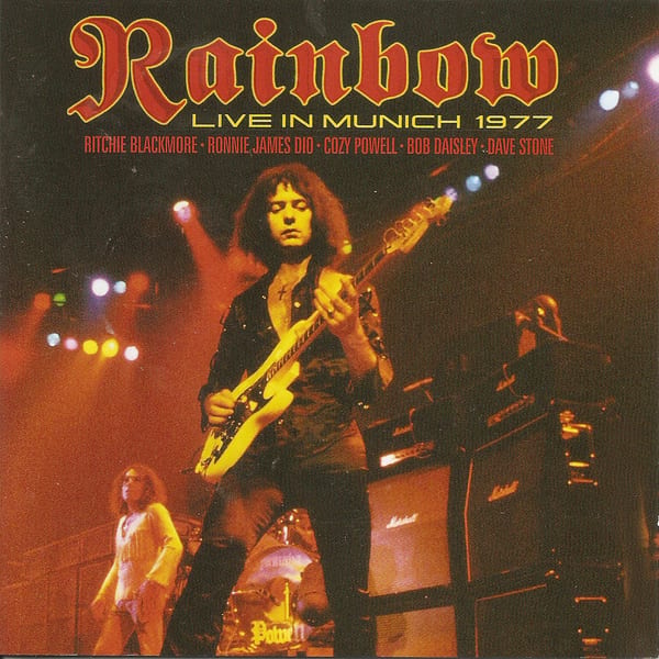 Live in Munich 1977 by Rainbow, album cover