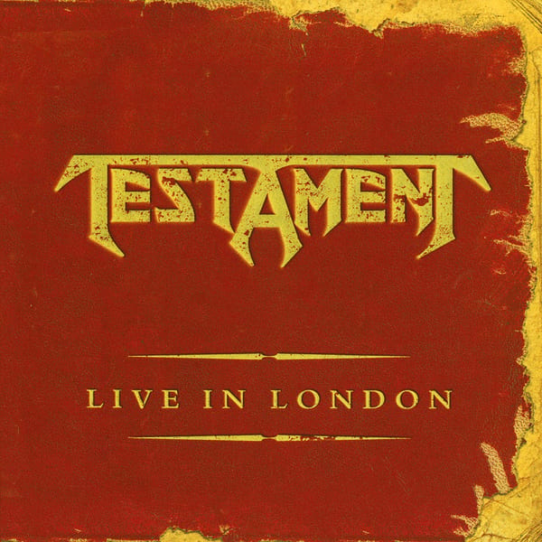 Live in London by Testament, album cover