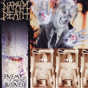 Enemy of the Music Business by Napalm Death, album cover