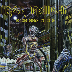 Somewhere in Time by Iron Maiden, album cover