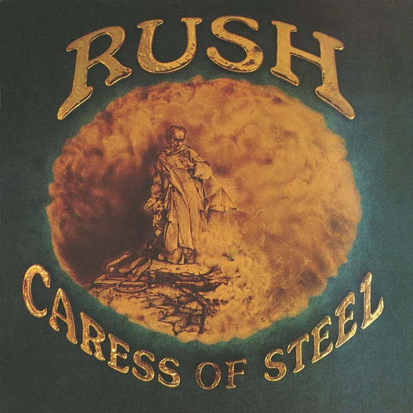 Caress of Steel by Rush, album cover
