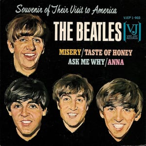Souvenir of Their Visit to America by The Beatles, album cover