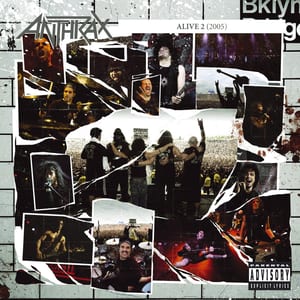 Alive 2 by Anthrax, album cover