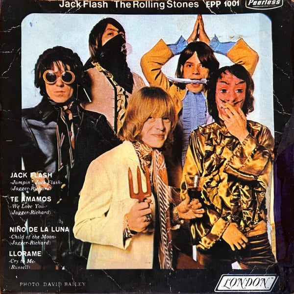 Jack Flash by The Rolling Stones, album cover