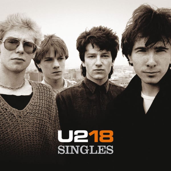 U218 Singles by U2, album cover
