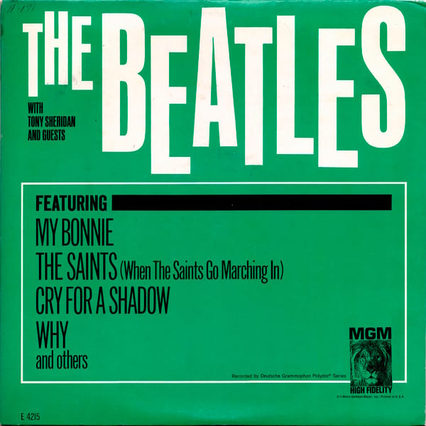 The Beatles With Tony Sheridan and Guests by The Beatles, album cover