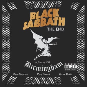 The End by Black Sabbath, album cover