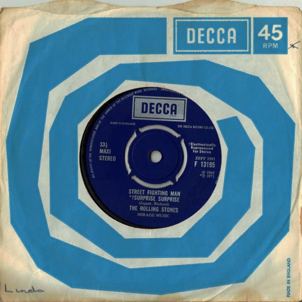 Street Fighting Man by The Rolling Stones, album cover