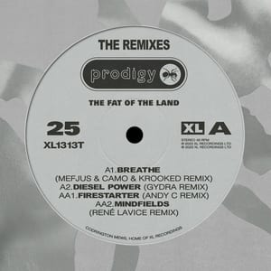 The Fat of the Land 25th Anniversary – Remixes by The Prodigy, album cover