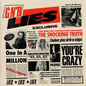 G N’ R Lies by Guns N’ Roses, album cover