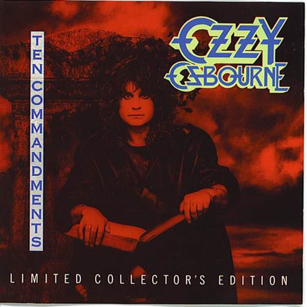 Ten Commandments by Ozzy Osbourne, album cover
