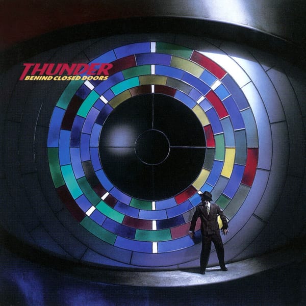 Behind Closed Doors by Thunder, album cover
