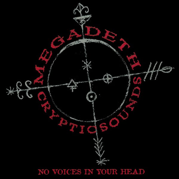 Cryptic Sounds: No Voices in Your Head by Megadeth, album cover
