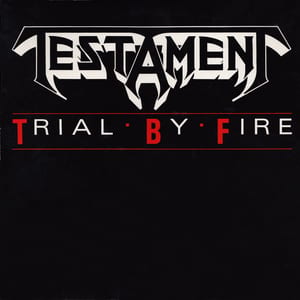 Trial by Fire by Testament, album cover