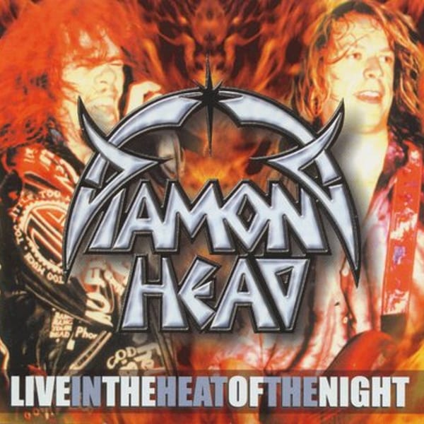 Live in the Heat of the Night by Diamond Head, album cover