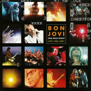 One Wild Night: Live 1985–2001 by Bon Jovi, album cover