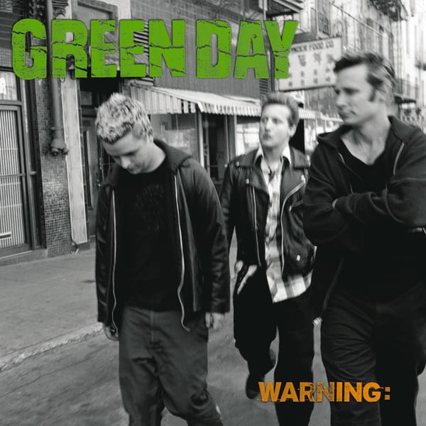 Warning: by Green Day, album cover