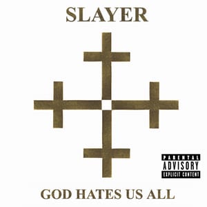 God Hates Us All by Slayer, album cover