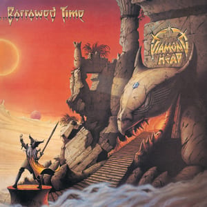 Borrowed Time by Diamond Head, album cover