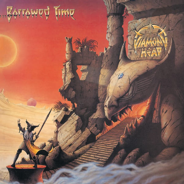 Borrowed Time by Diamond Head, album cover