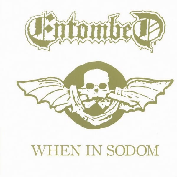 When in Sodom by Entombed, album cover