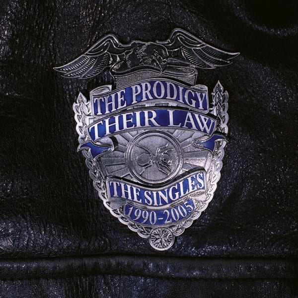 Their Law: The Singles 1990–2005 by The Prodigy, album cover