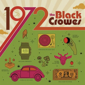 1972 by The Black Crowes, album cover