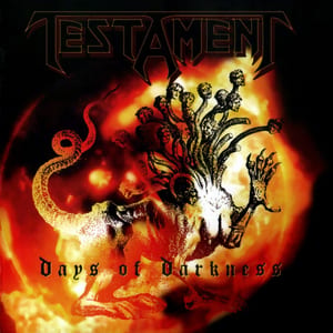Days of Darkness by Testament, album cover