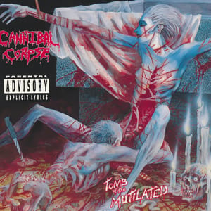 Tomb of the Mutilated by Cannibal Corpse, album cover