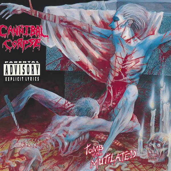 Tomb of the Mutilated by Cannibal Corpse, album cover