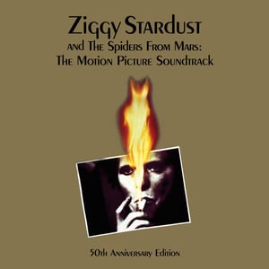 Ziggy Stardust and the Spiders From Mars: The Motion Picture Soundtrack by David Bowie, album cover