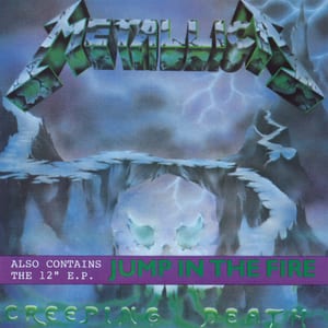 Creeping Death / Jump in the Fire by Metallica, album cover